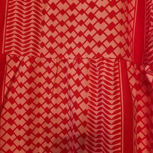 SWING DRESS FOR SUMMER - PINK & RED